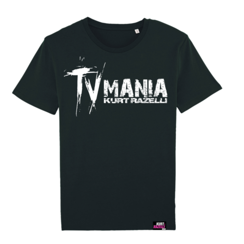 TV Mania Shirt Black Vorne